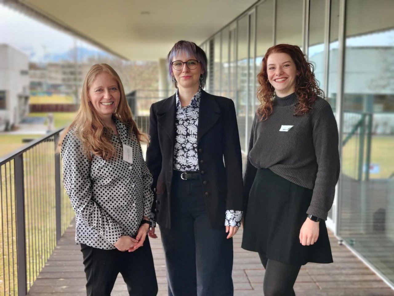 Das Team der MHDBDB von links nach rechts: Zeppezauer-Wachauer, van Beek, Hintersteiner